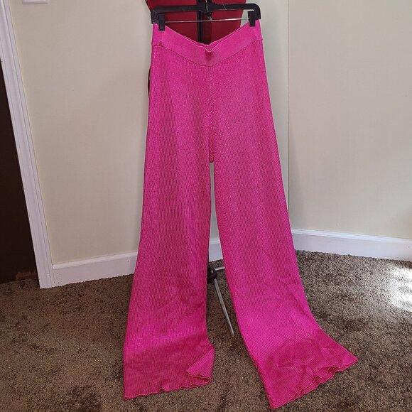 Hanifa Pink Knit Pants & Cardigan Set - Picture 4 of 4